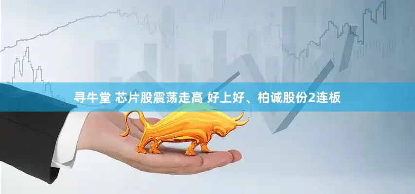 寻牛堂 芯片股震荡走高 好上好、柏诚股份2连板